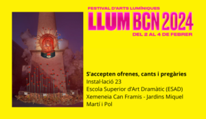 Nova participació de l’alumnat d’escenografia al Festival Llum BCN